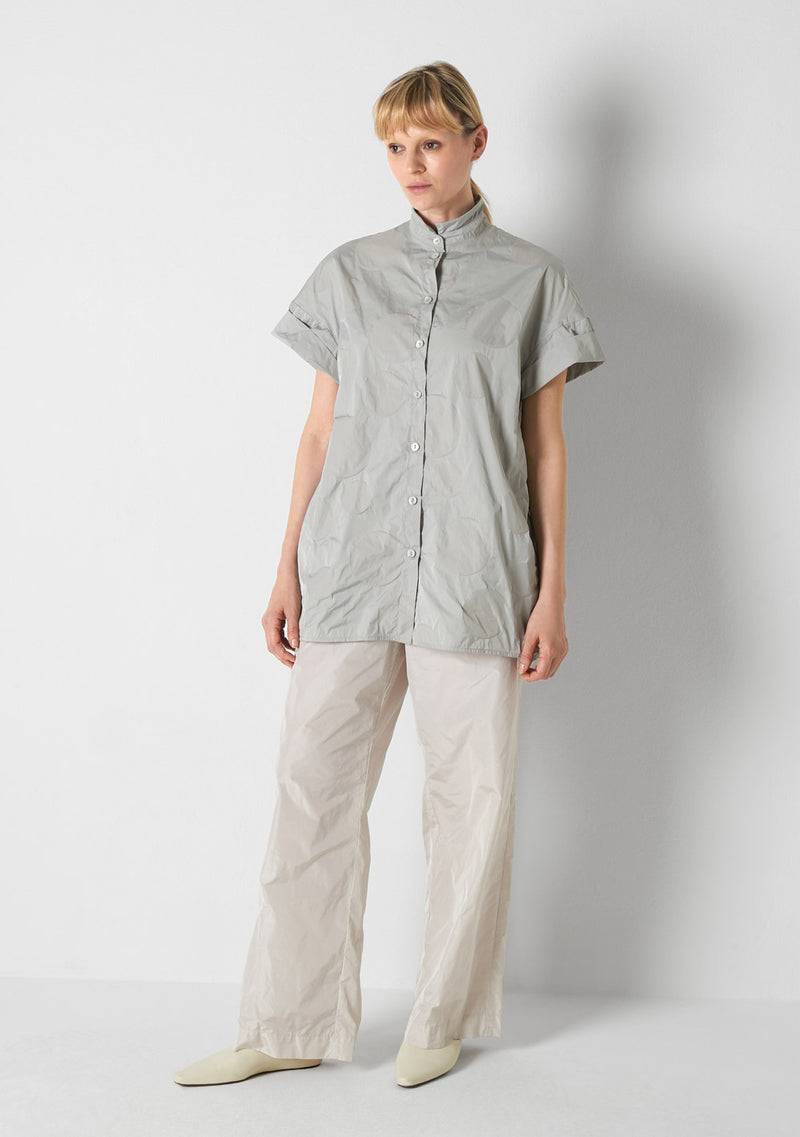 Katharina Hovman Short Sleeves heavy Taffetas, DOTS, silver Kauf eins, bekomm eins gratis