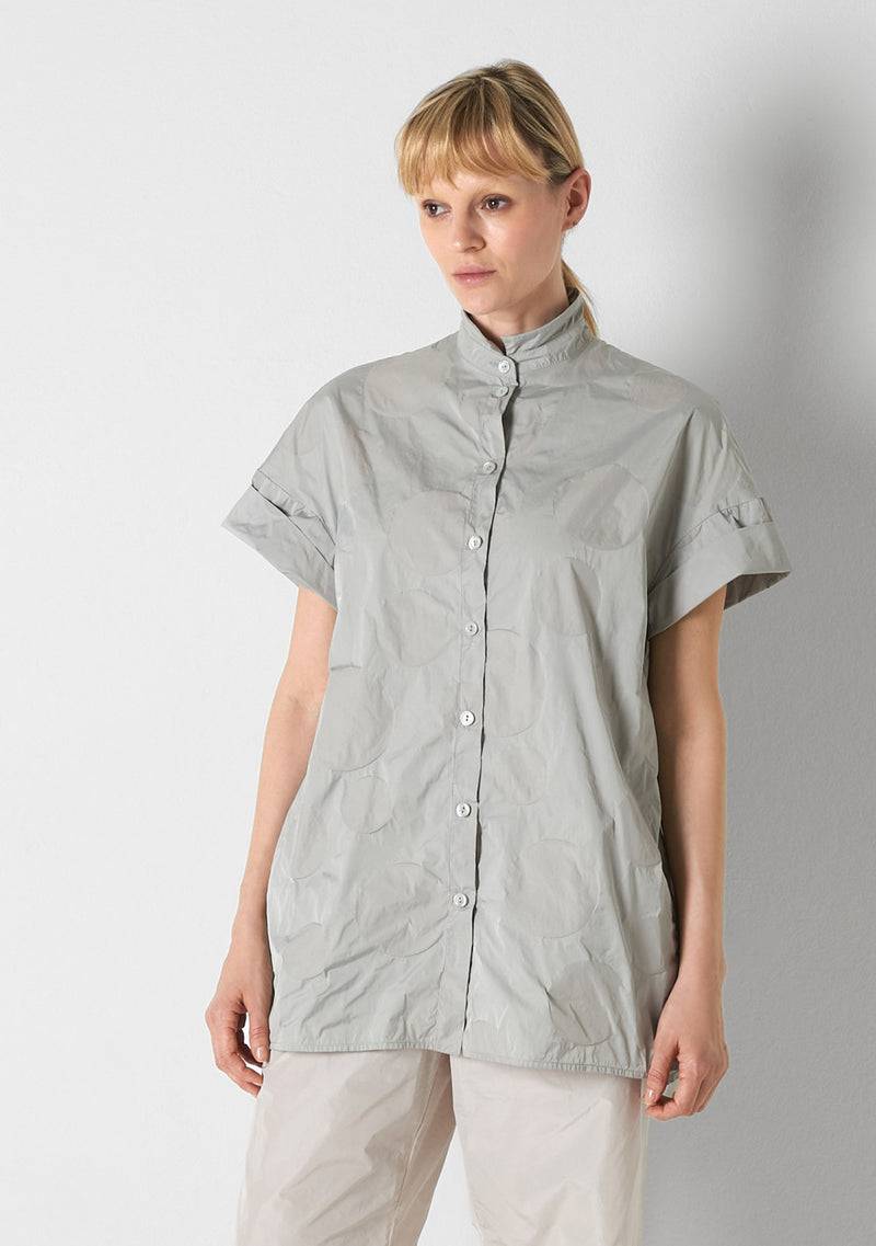 Katharina Hovman Short Sleeves heavy Taffetas, DOTS, silver Kauf eins, bekomm eins gratis