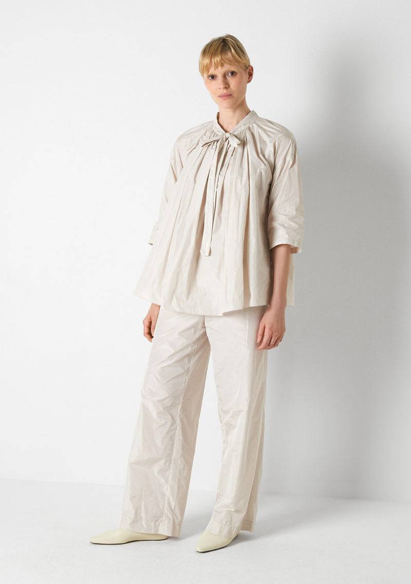 Katharina Hovman Pleats Top marmor Begrenzte Freigabe