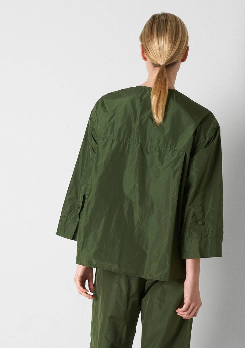 Katharina Hovman Big Blouse Short green tea Super Rabatt