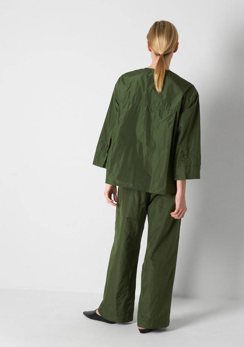 Katharina Hovman Big Blouse Short green tea Super Rabatt