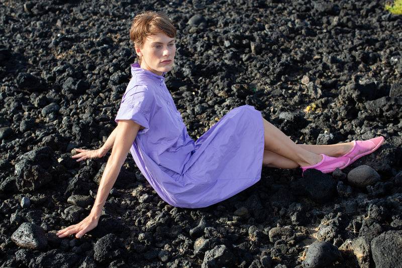 Katharina Hovman Easy Dress lavanda Rabatte dieses Monats
