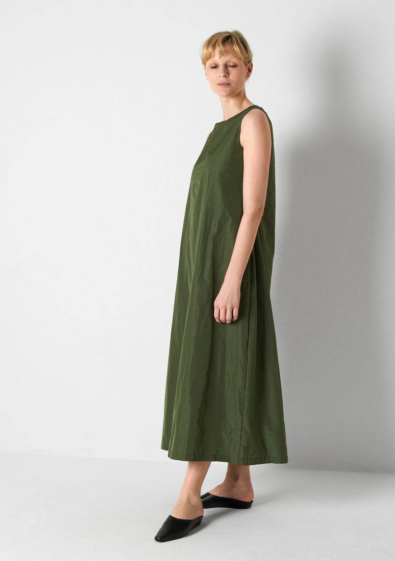 Katharina Hovman Plain Dress long green tea Großer Ausverkauf