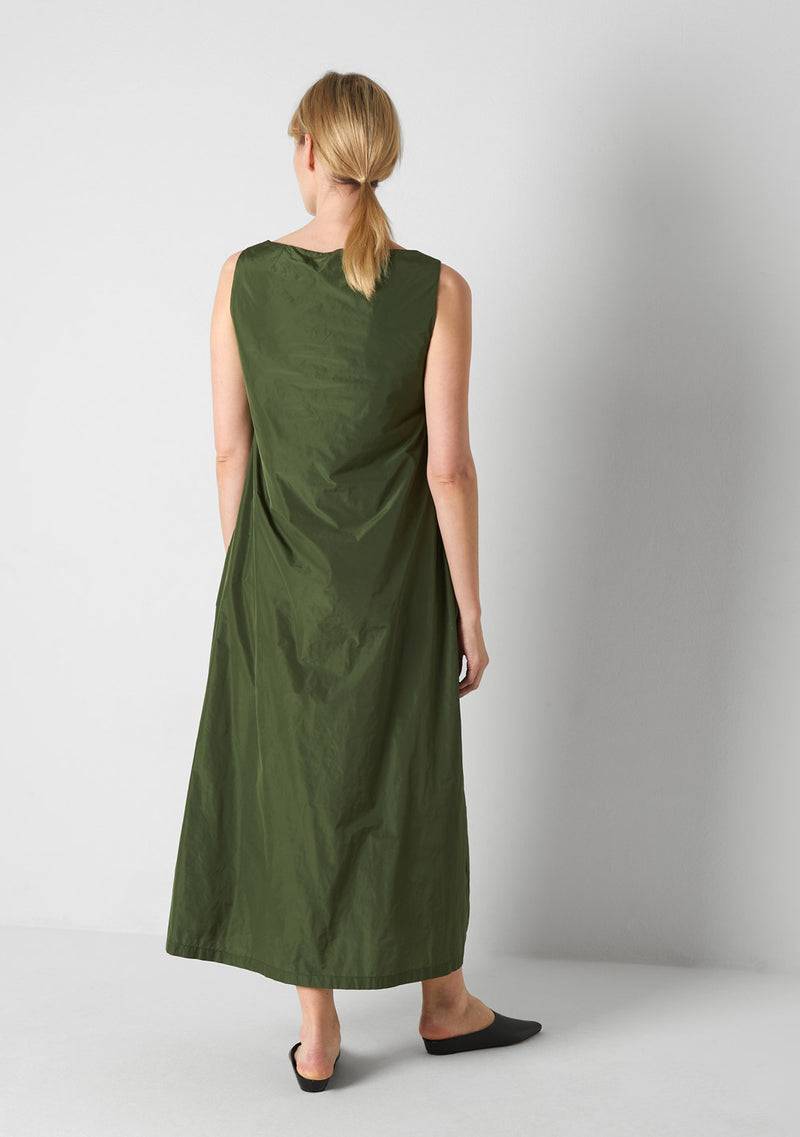 Katharina Hovman Plain Dress long green tea Großer Ausverkauf