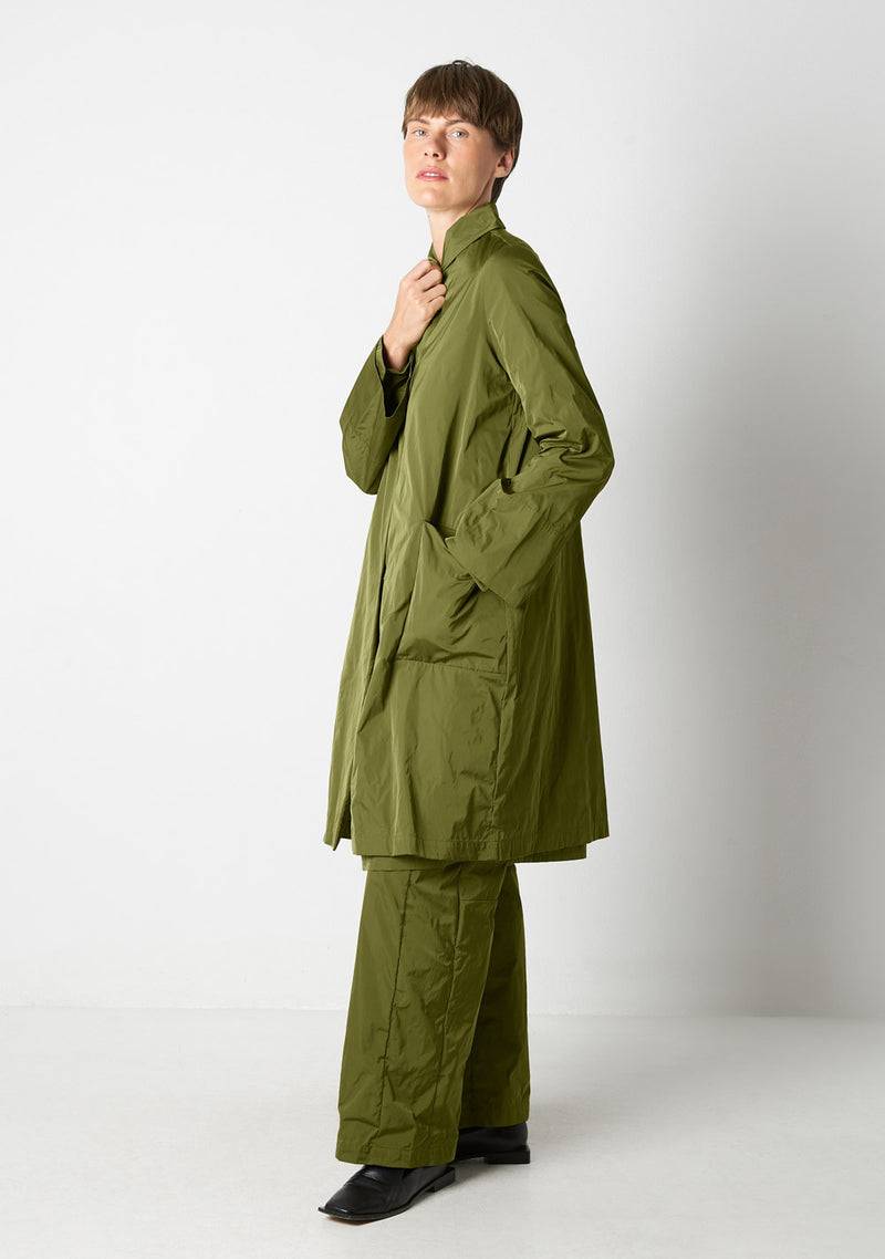 Katharina Hovman Mantel heavy Taffeta, matcha Neueste Mode
