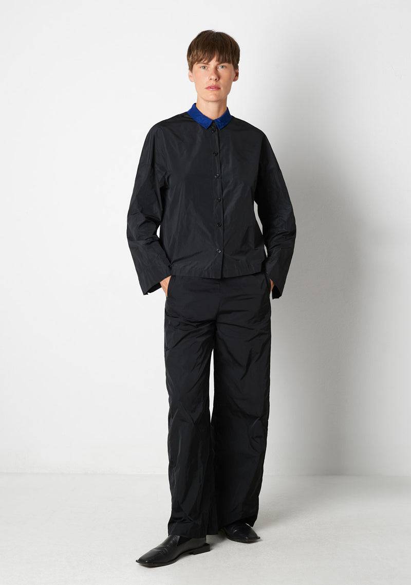 Katharina Hovman Kimonobluse black/royal Neuheiten