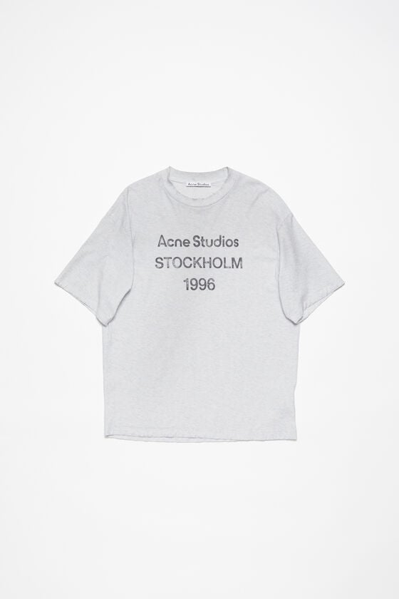 ﻿Acne Studios Logo-T-Shirt – lockere Passform Saisonschlussverkauf
