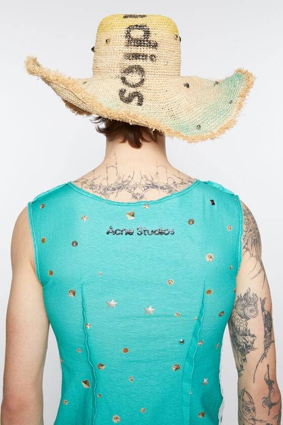 Acne Studios Bedrucktes Tanktop Valentinstagsangebot