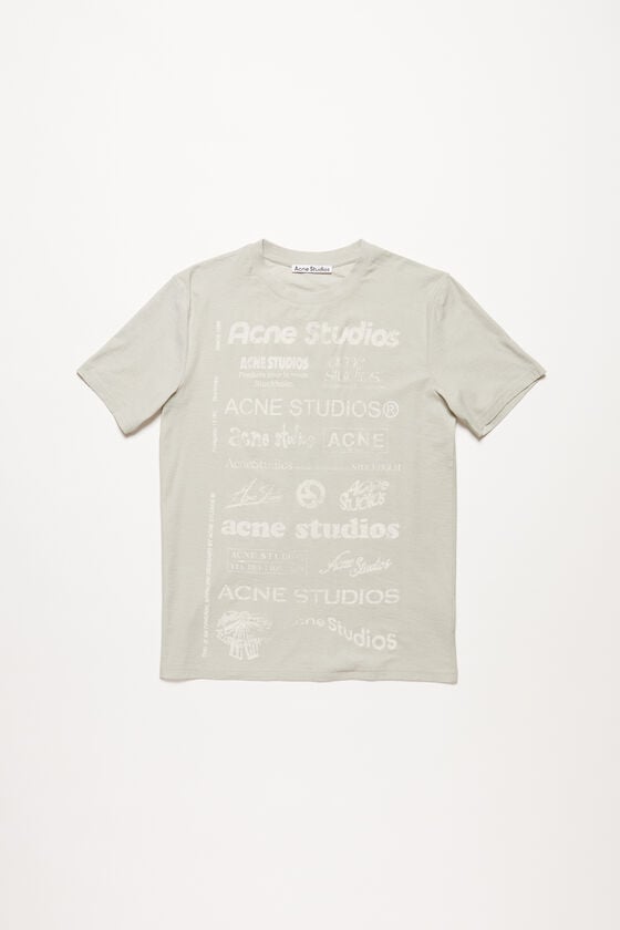 Acne Studios Logo-T-Shirt – lockere Passform Jubiläumsangebot