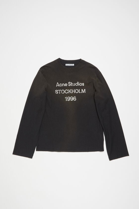 Acne Studios Logo-T-Shirt – lockere Passform Lagerräumung