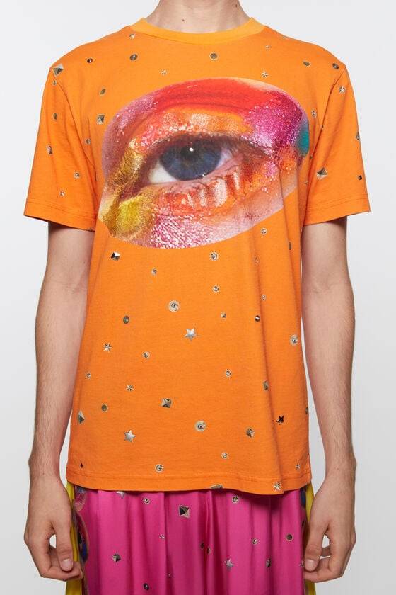 Acne Studios Bedrucktes T-Shirt Große Rabatte
