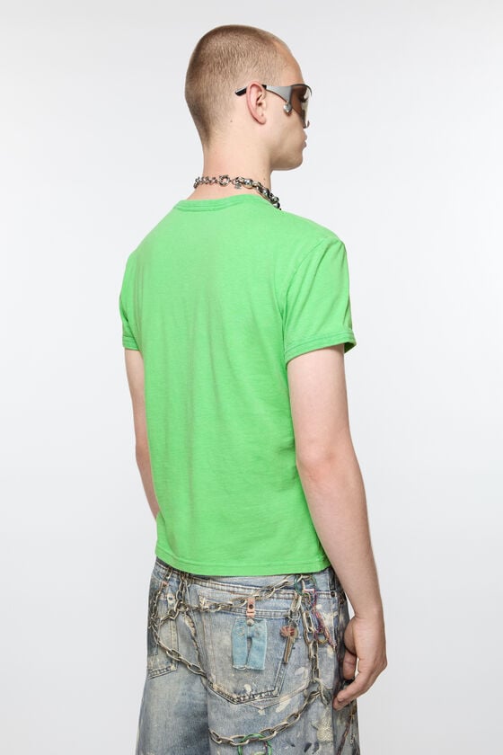 Acne Studios T-Shirt mit verschwommenem Logo – taillierte Unisex-Passform Neuheiten