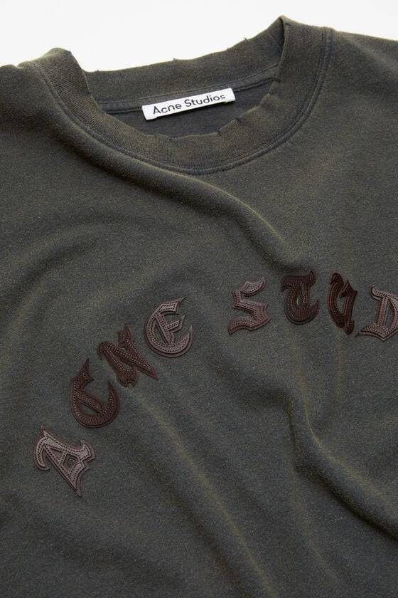 Acne Studios Logo-Langarm-T-Shirt Kauf eins, bekomm eins gratis