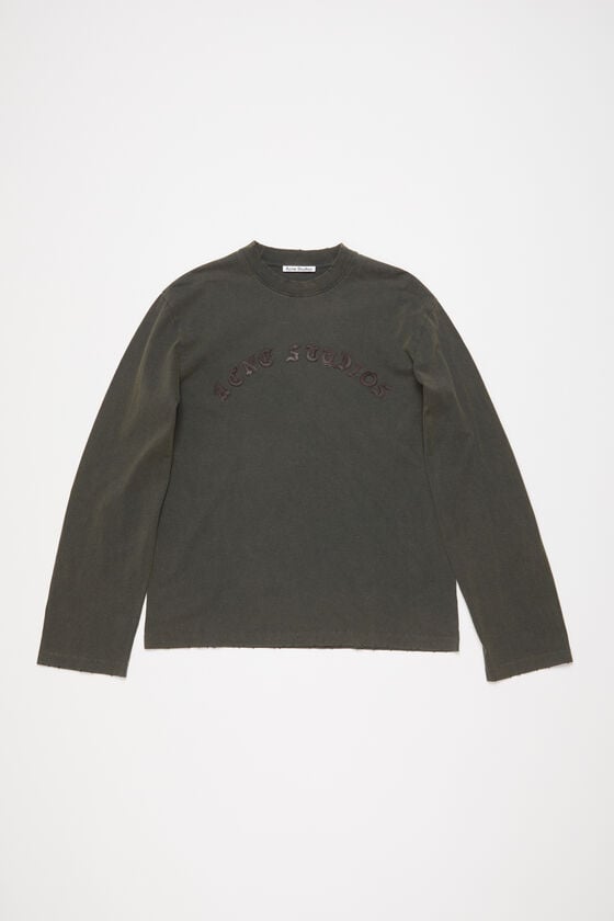 Acne Studios Logo-Langarm-T-Shirt Kauf eins, bekomm eins gratis