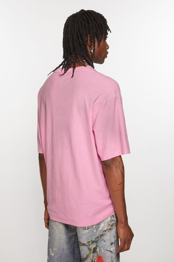 Acne Studios Logo-T-Shirt – lockere Passform Sonderangebote