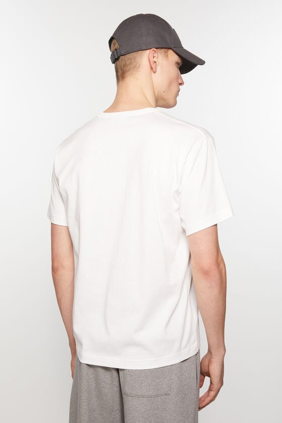Acne Studios T-Shirt mit Rundhalsausschnitt - Normale Passform Unisex Letzte 3 Tage