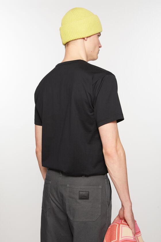 Acne Studios T-Shirt mit Rundhalsausschnitt - Normale Passform Unisex Letzte 2 Tage