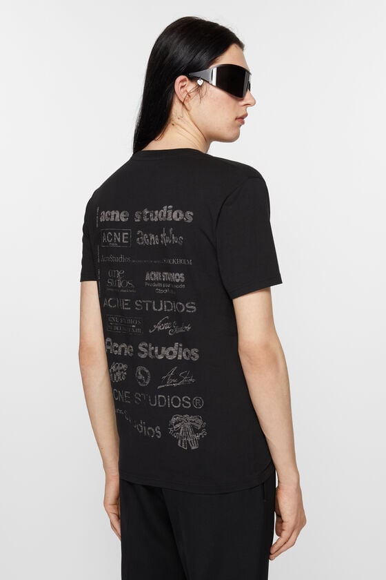Acne Studios Logo-T-Shirt – lockere Passform Zeitbegrenzte Promotion