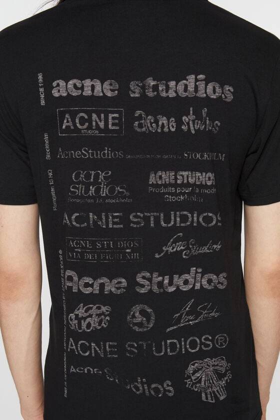 Acne Studios Logo-T-Shirt – lockere Passform Zeitbegrenzte Promotion