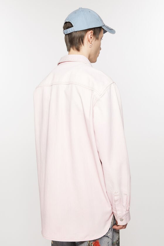 Acne Studios Jeanshemd mit Knopfleiste - Lockere Passform Super Rabatt
