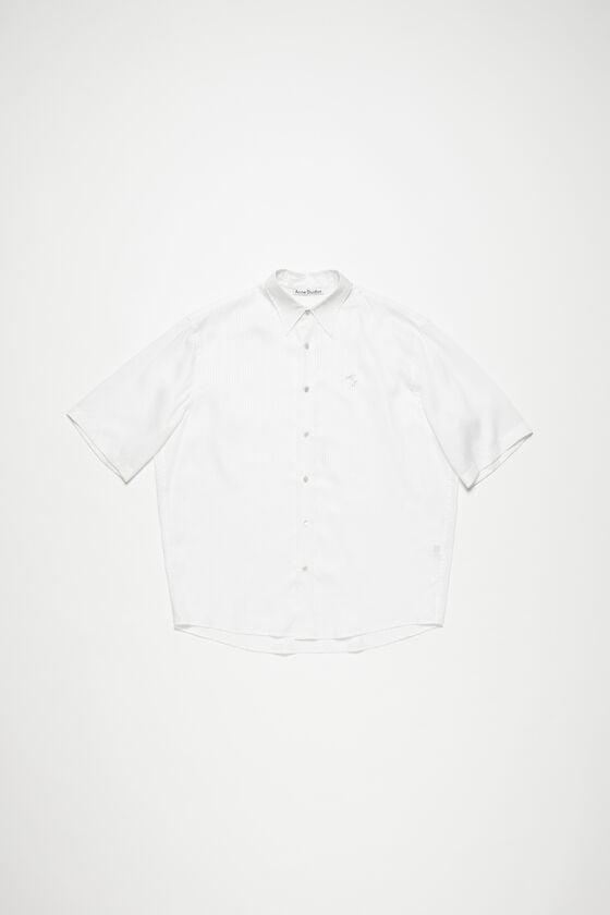 Acne Studios Gestreiftes Hemd mit Knopfleiste 50% Rabatt mit kostenlosem Versand