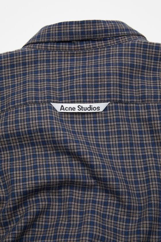Acne Studios Kariertes Hemd mit Knöpfen 50% Rabatt für begrenzte Zeit