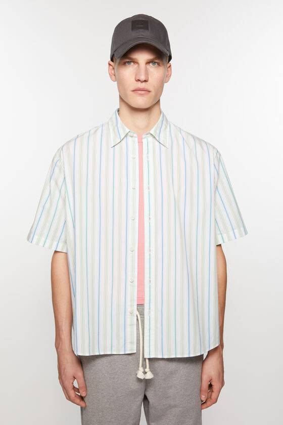 Acne Studios Gestreiftes Hemd mit Knopfleiste Unisex Rabatte dieses Monats