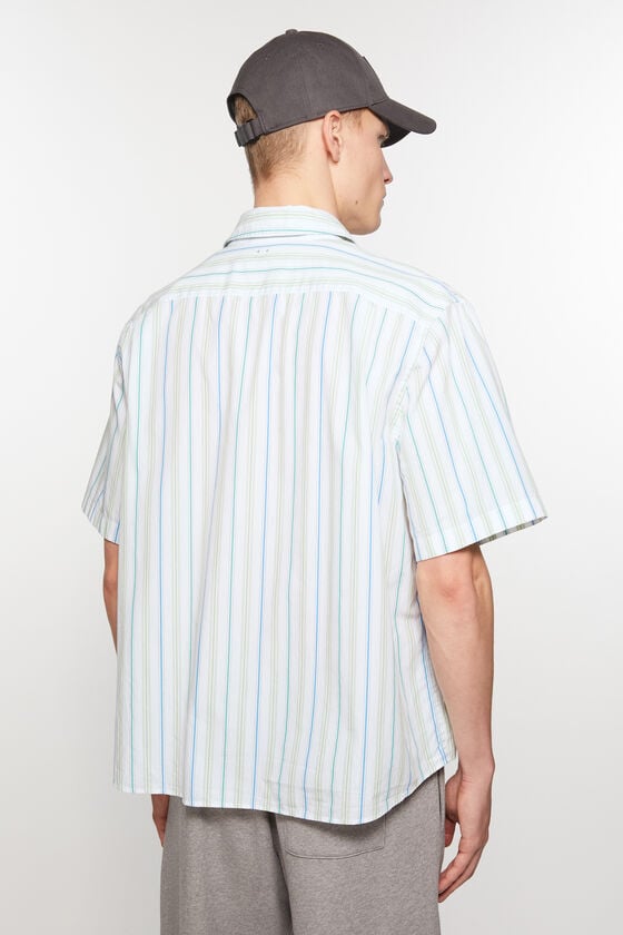 Acne Studios Gestreiftes Hemd mit Knopfleiste Unisex Rabatte dieses Monats