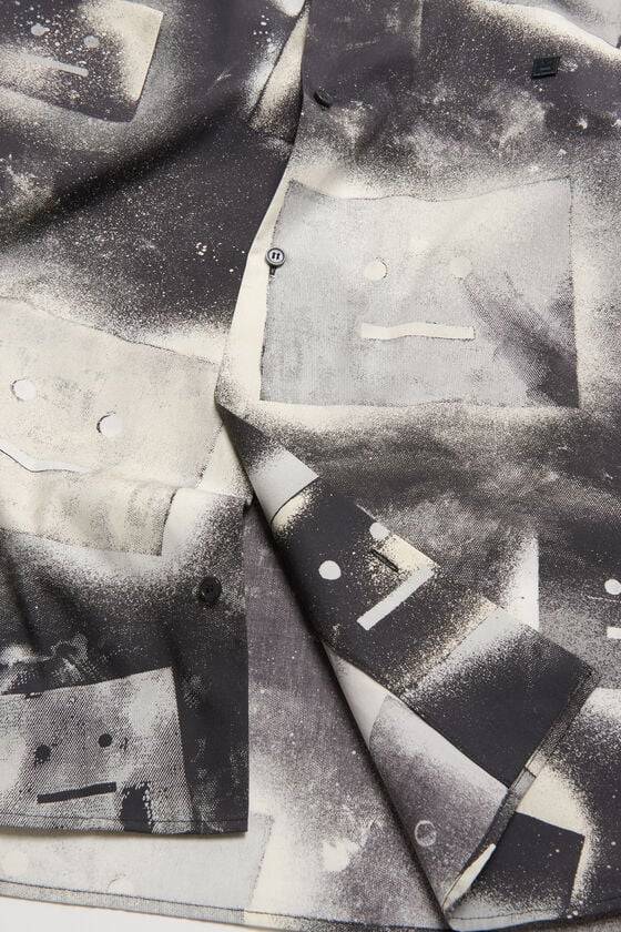 Acne Studios Bedrucktes Hemd mit Knopfleiste Unisex Online
