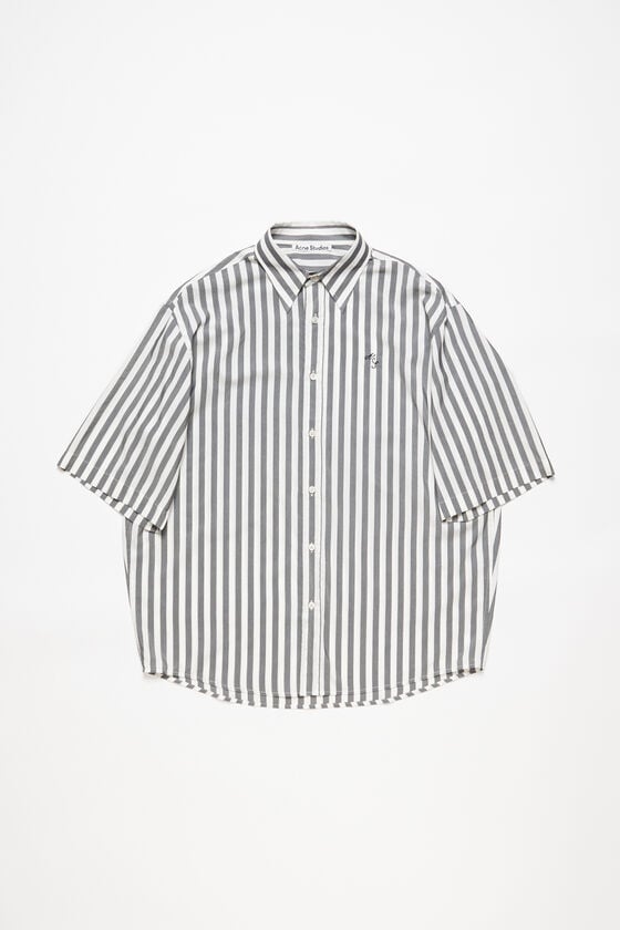 Acne Studios Gestreiftes Hemd mit Knopfleiste Auslauf