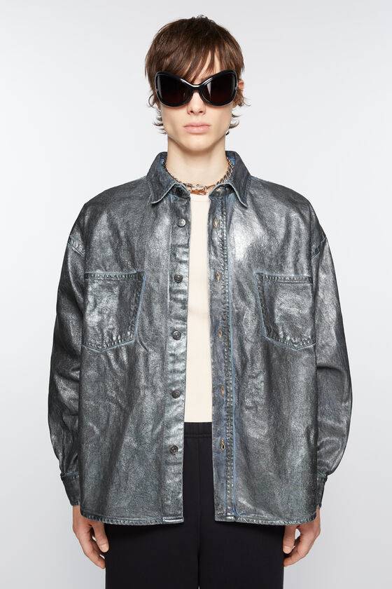 Acne Studios Jeanshemd – entspannte Passform Fabrikverkauf