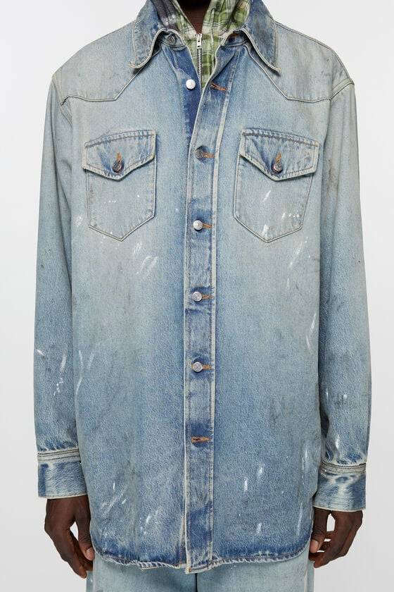 Acne Studios Jeanshemd – entspannte Passform Meist gekauft