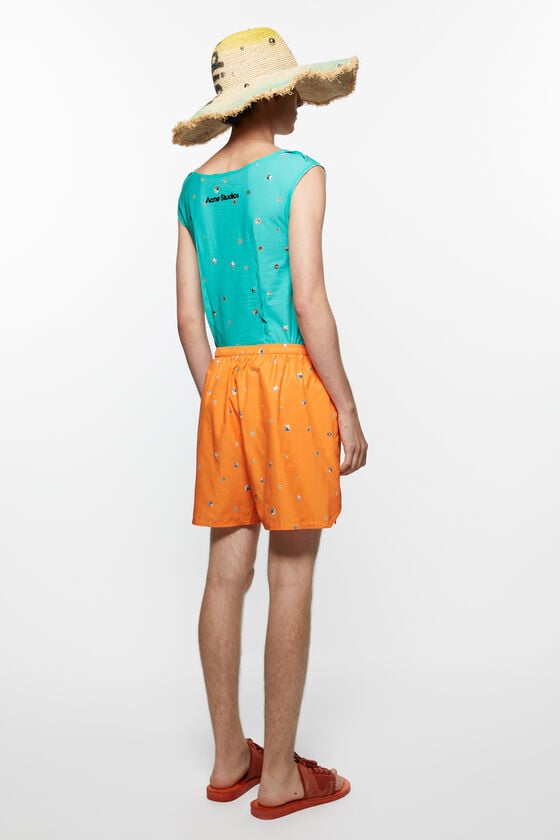 Acne Studios Bedruckte Badeshorts Fabrikverkauf