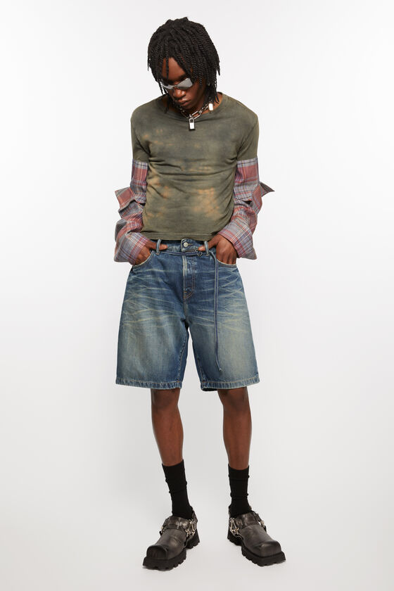 Acne Studios Denim-Shorts mit lockerer Passform Blitzverkäufe