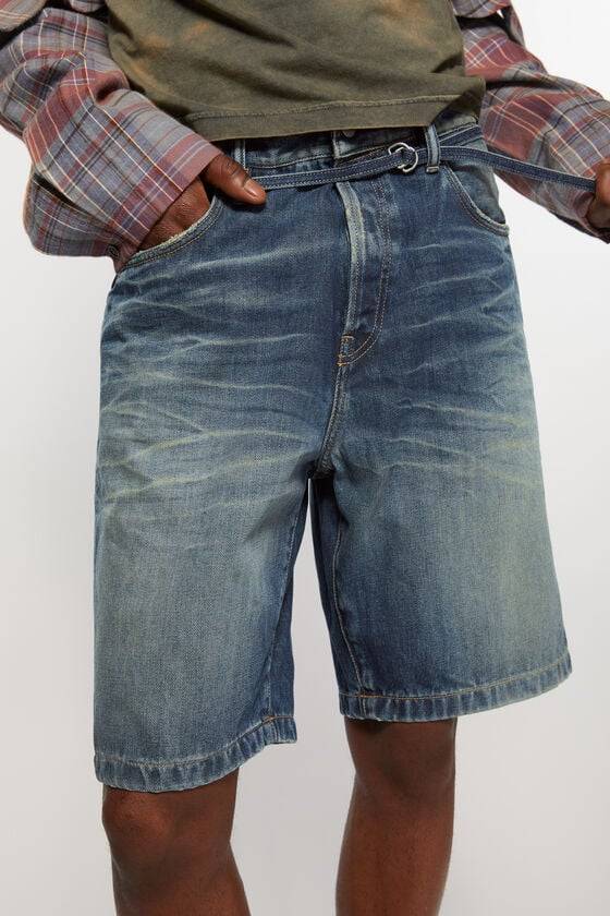 Acne Studios Denim-Shorts mit lockerer Passform Blitzverkäufe