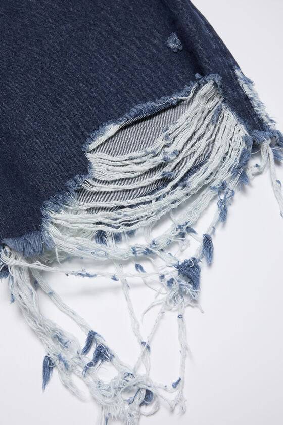 Acne Studios Distressed Denim Shorts - Super Baggy Fit Rabatt
