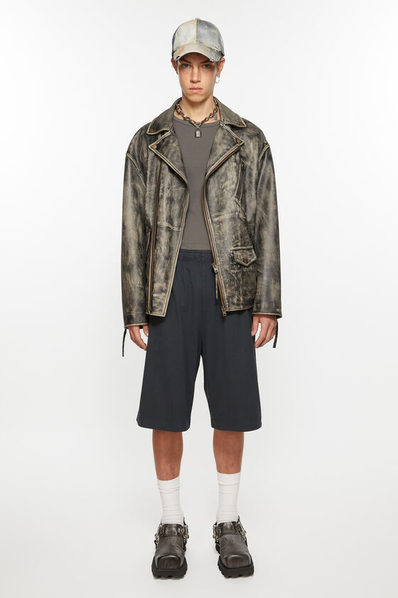 Acne Studios Jerseyshorts mit Logo-Stempel Günstig kaufen