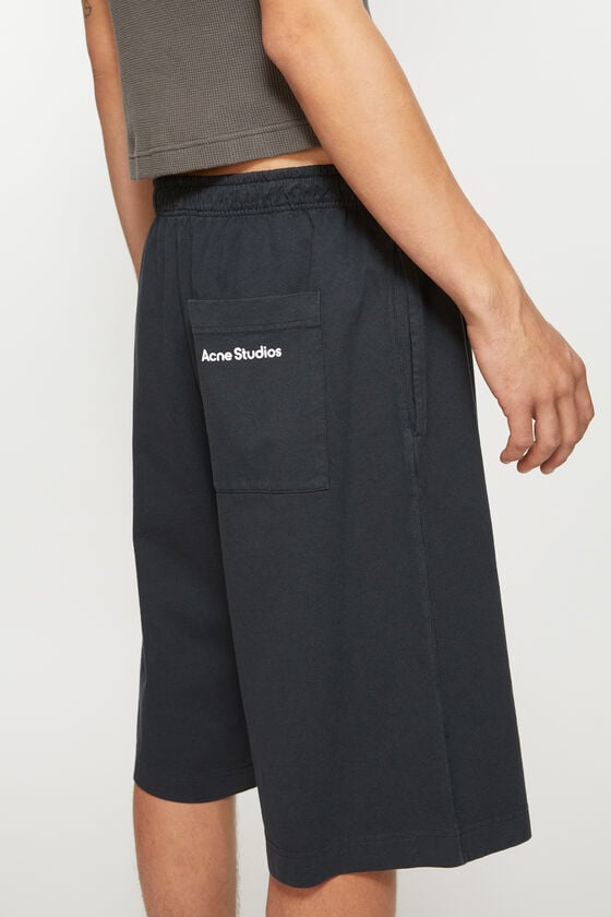 Acne Studios Jerseyshorts mit Logo-Stempel Günstig kaufen