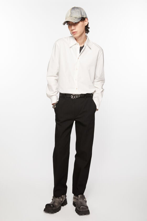 Acne Studios Hose aus Twill-Baumwollmischung Lagerräumung