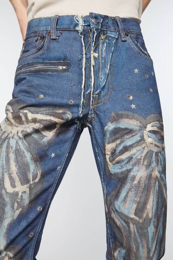 Acne Studios Jeans mit normaler Passform – 2024M Neueste Mode