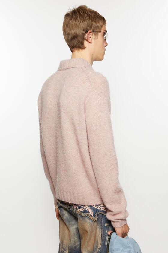 Acne Studios Polo wool cardigan Super Rabatt