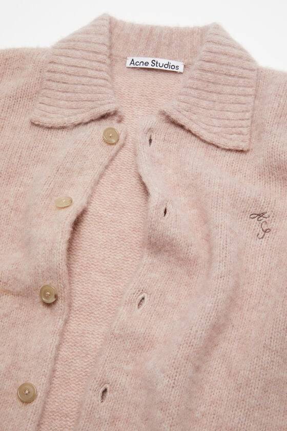 Acne Studios Polo wool cardigan Super Rabatt