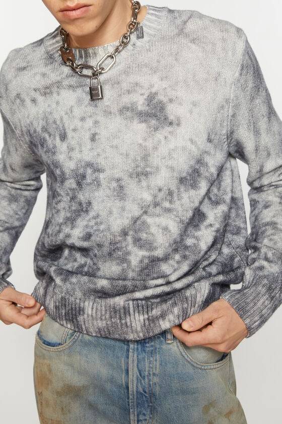 Acne Studios Pullover mit Acid-Print Riesige Rabatte