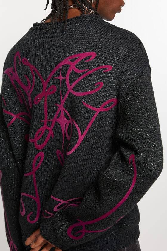 Acne Studios Bedruckter Pullover 50% Rabatt mit kostenlosem Versand