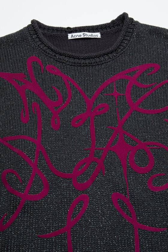 Acne Studios Bedruckter Pullover 50% Rabatt mit kostenlosem Versand