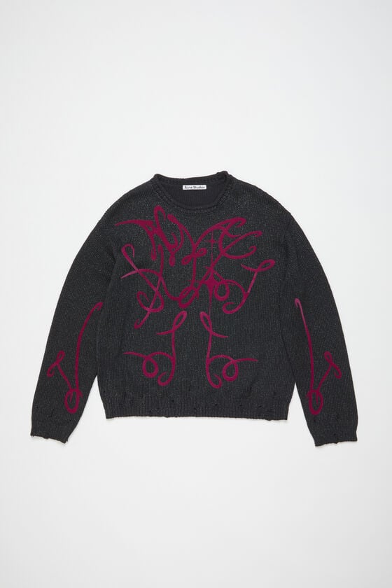 Acne Studios Bedruckter Pullover 50% Rabatt mit kostenlosem Versand
