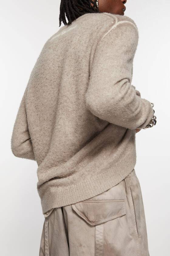 Acne Studios Bedruckter Pullover mit Rundhalsausschnitt Clearance-Verkauf