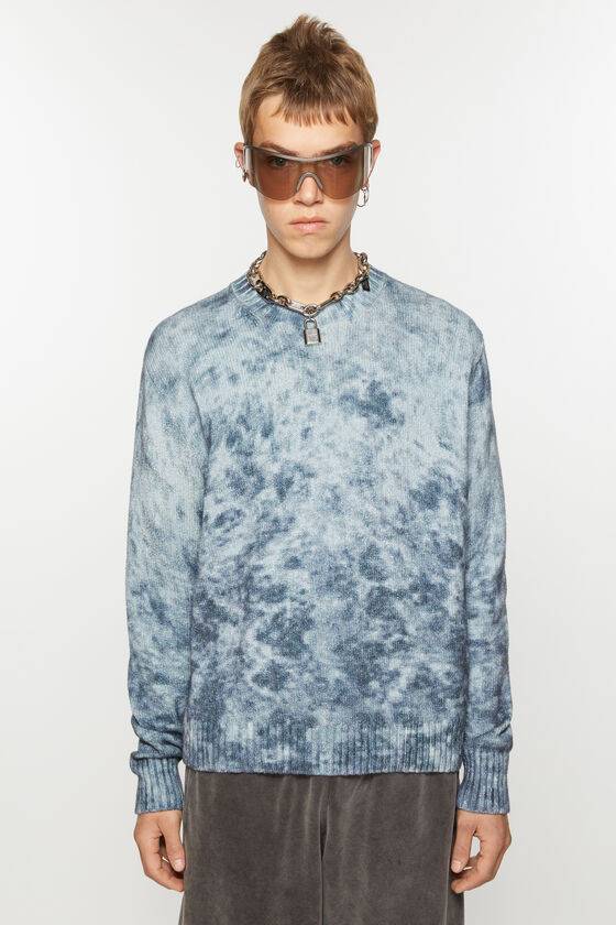 Acne Studios Pullover mit Acid-Print Kostenloser Versand international