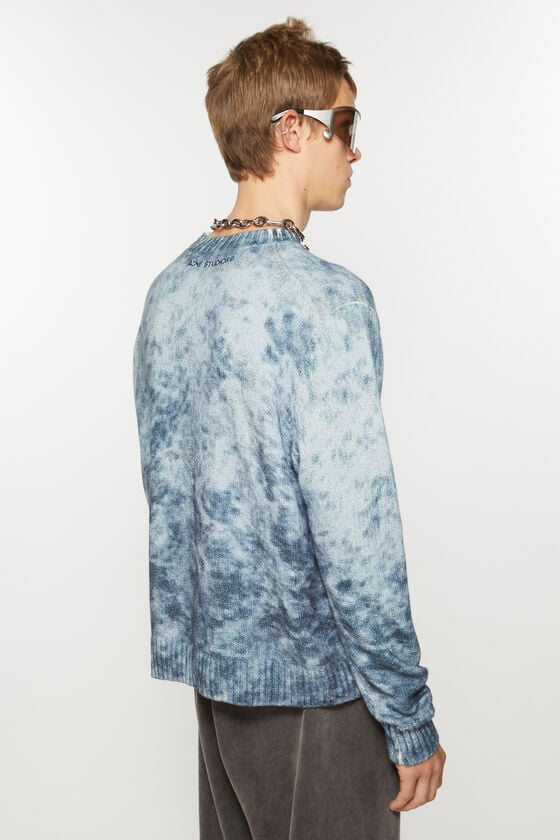 Acne Studios Pullover mit Acid-Print Kostenloser Versand international