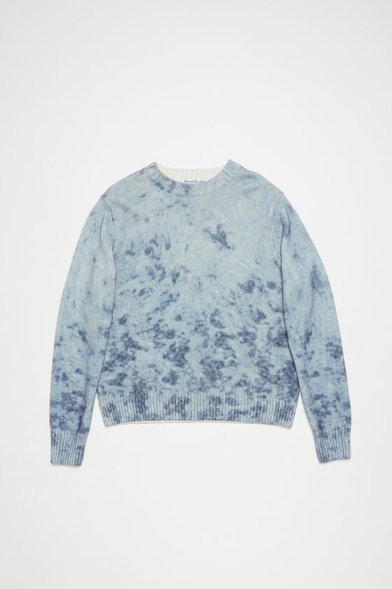 Acne Studios Pullover mit Acid-Print Kostenloser Versand international